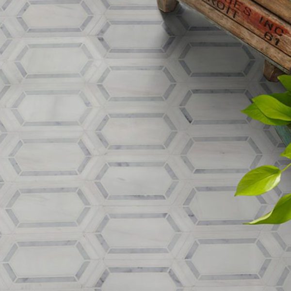 Bianco Dolomite Mosaic Collection