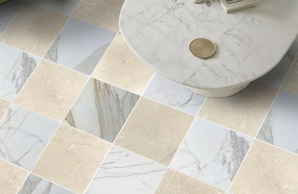 The Checkerboard Collection Showcases Classic Marble Patterns SS Tile 